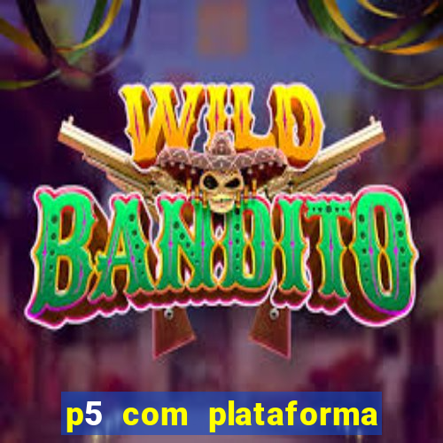 p5 com plataforma de jogos